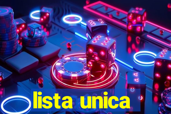 lista unica